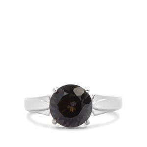 Marambaia Black Topaz Ring  in Sterling Silver 3.38cts
