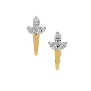 1/4ct Argyle Diamonds 9K Gold Earrings