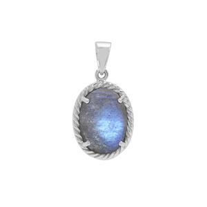 Labradorite Pendant in Sterling Silver 6.40cts