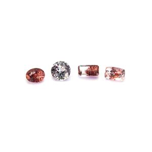 Fire Quartz Set - Oval, Round, Cusion and Octagon Cuts