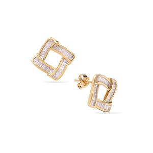 1/2ct Diamond 9K Gold Tomas Rae Earrings 
