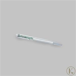 Kimbie May Birthstone Pen with Emerald Gemstones  11.50cts