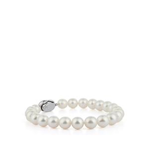 South Sea Cultured Pearl Sterling Silver Bracelet (8.50mm)
