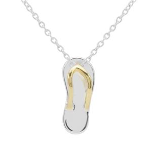 Milly’s Flip Flop Sterling Silver Pendant Necklace