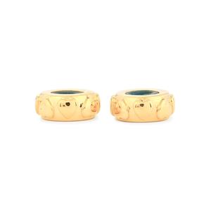 Charm Stoppers in Gold Plated Sterling Silver