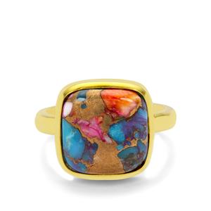 7.50cts Copper Mojave Turquoise Midas Aryonna Ring  
