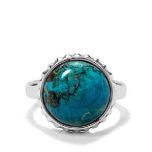 8.66ct Chrysocolla Sterling Silver Aryonna Ring
