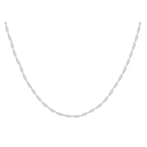 Twisted Chain Necklace in Sterling Silver