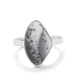 6.64ct Dendrite Sterling Silver Aryonna Ring