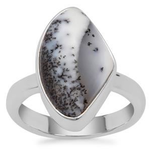 Dendrite Ring in Sterling Silver 6.64cts