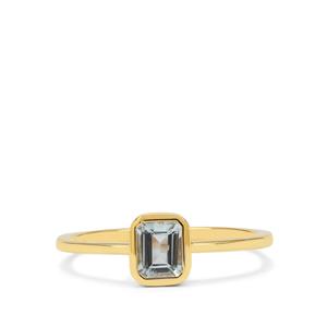 Aquamarine Ring in 9K Gold 0.45ct - March Birthstone