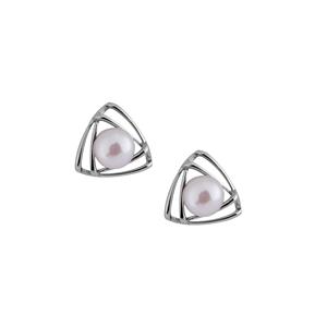Kaori Freshwater Cultured Pearl Sterling Silver Earrings (7mm)