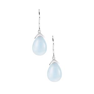 Aquamarine Earrings in Sterling Silver 10.50cts