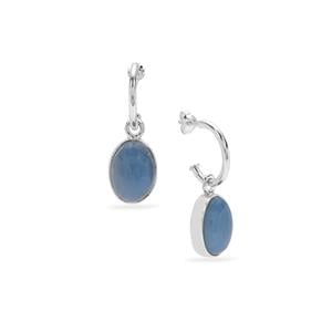 11cts Bengal Blue Opal Sterling Silver Aryonna Earrings 