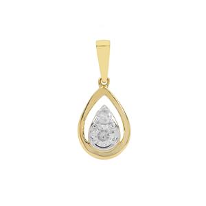 1/5ct Canadian Diamonds 9K Gold Tomas Rae Pendant