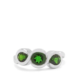 Chrome Diopside Ring in Sterling Silver 1.9cts
