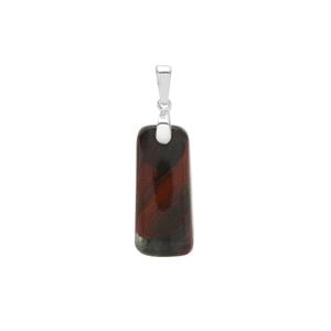 13.70ct Cherry Orchard Agate Sterling Silver Pendant