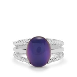 5.20ct Purple Moonstone Sterling Silver Ring