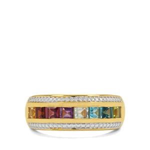 Changbai Peridot & Multi Gemstones Midas Ring ATGW 1.55cts