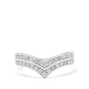 1/2ct Canadian Diamonds 9K White Gold Tomas Rae Ring