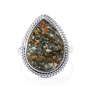 11ct Astrophyllite Drusy Sterling Silver Aryonna Ring