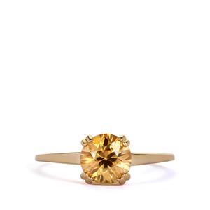 1.93ct Kaduna Canary Zircon 9K Gold Ring 