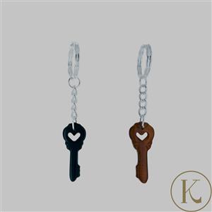 Kimbie Home Gemstone Key Keyring - Available in Black Onyx & Tigers Eye 15cts