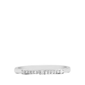 1/20ct Diamonds Sterling Silver Ring