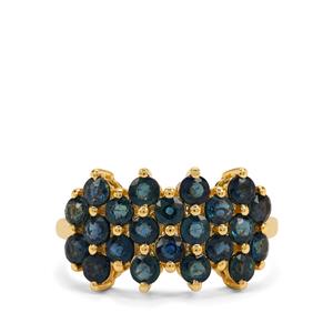 2.70ct Natural Nigerian Blue Sapphire 9K Gold Ring