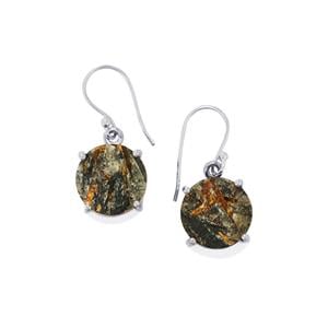 21ct Astrophyllite Drusy Sterling Silver Aryonna Earrings