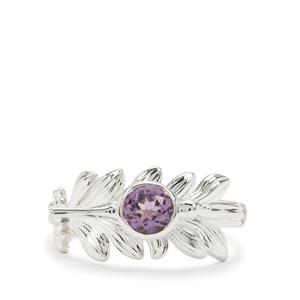 Ametista Amethyst Bird Ring in Sterling Silver 0.45cts