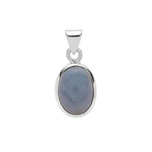 5.50cts Bengal Blue Opal Sterling Silver Aryonna Pendant 