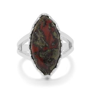 11.60ct Cabo Verde Dragonstone Sterling Silver Ring