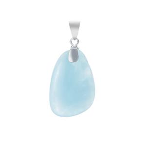 Aquamarine Pendant in Sterling Silver 32.73cts
