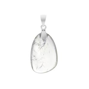 Prasiolite Pendant in Sterling Silver 32.70cts
