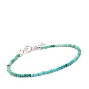 Sleeping Beauty Turquoise Bracelet in Sterling Silver 5.60cts