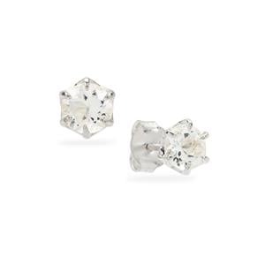 1.55cts Himalayan Beryl Sterling Silver Earrings 