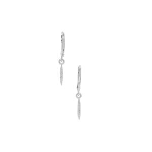 1/20ct Diamonds Sterling Silver Earrings 