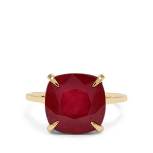  10cts Malagasy Ruby 9K Gold Ring (F)