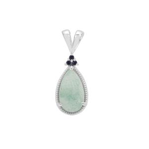 Gem-Jelly™ Aquaprase™ Pendant with Thai Sapphire in Sterling Silver 2.35cts