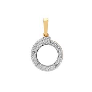 Internally Flawless Diamond 18K Gold Pendant 