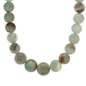 140ct Aquaprase™ Sterling Silver Graduated Necklace