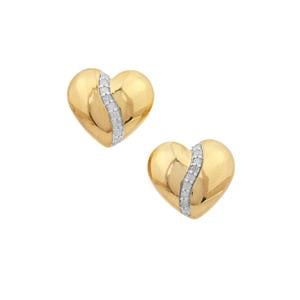 1/5ct Diamond Midas Heart Earrings  
