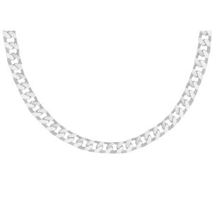 Curb Chain in Sterling Silver 46cm/18'