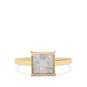 2/3ct Diamond 9K Gold Tomas Rae Ring 