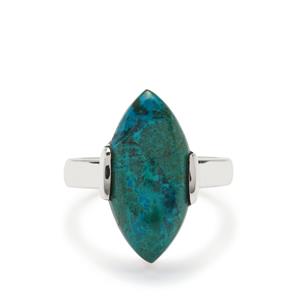 8.50cts Chrysocolla Sterling Silver Aryonna Ring 