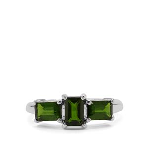 1.70ct Chrome Diopside Sterling Silver Ring