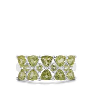 2.75ct Peridot Sterling Silver Ring