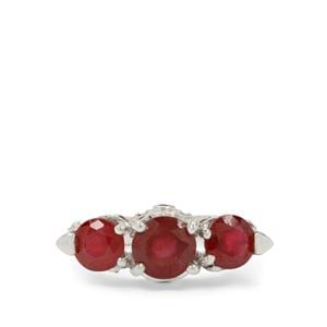 5.40cts Bemainty Ruby Sterling Silver Ring (F)