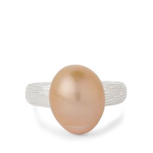Freshwater Cultured Pearl Sterling Silver Ring (10 to 13mm)